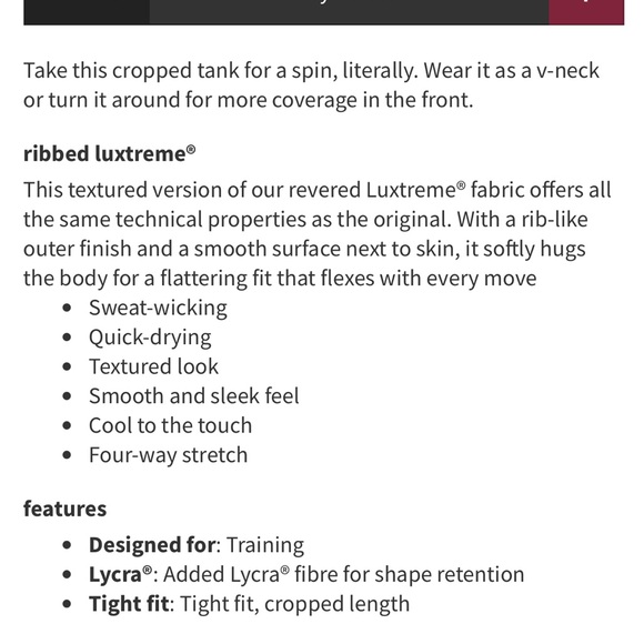 Lululemon Power Pivot Ribbed in Black size 6 - Picture 5 of 8